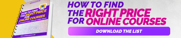 How to Find the Right Price for Online Courses